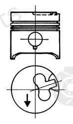  KOLBENSCHMIDT part 93578610 Piston