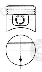  KOLBENSCHMIDT part 93671600 Piston