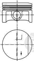  KOLBENSCHMIDT part 94951620 Piston