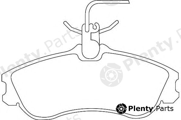  WAGNER part WBP23124A Brake Pad Set, disc brake