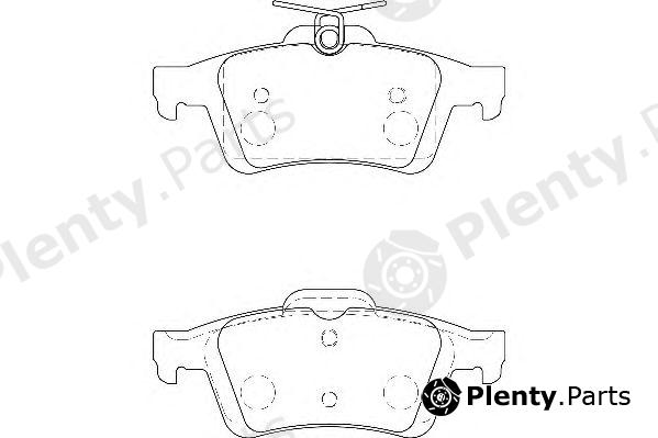 WAGNER part WBP24136A Brake Pad Set, disc brake