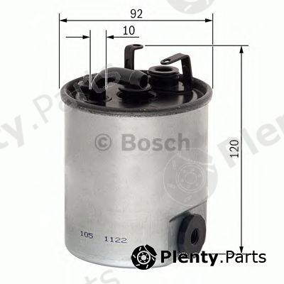  BOSCH part F026402003 Fuel filter