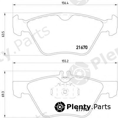  TEXTAR part 2167081 Brake Pad Set, disc brake