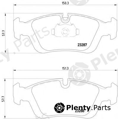  TEXTAR part 2328781 Brake Pad Set, disc brake