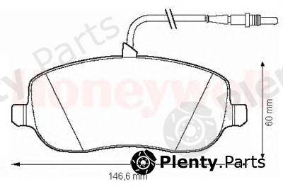  BENDIX part 573096B Brake Pad Set, disc brake