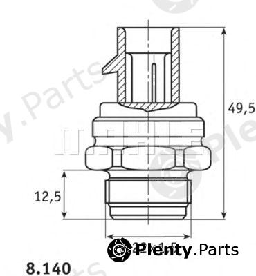  BEHR THERMOT-TRONIK part TSW13D Temperature Switch, radiator fan