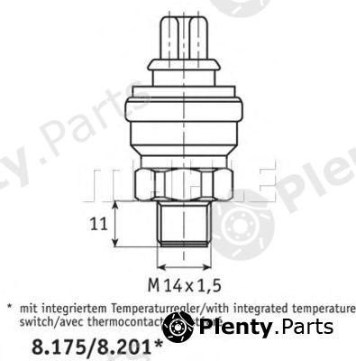  BEHR THERMOT-TRONIK part TSW47 Temperature Switch, radiator fan