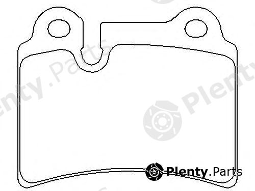  BREMBO part P85111 Brake Pad Set, disc brake