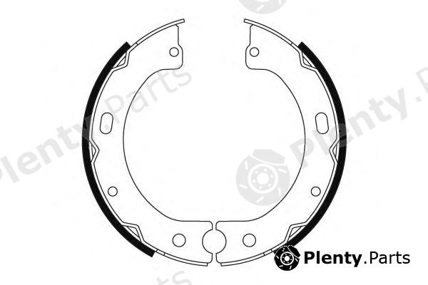  NK part 2722720 Brake Shoe Set, parking brake