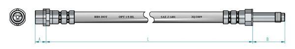  NK part 853328 Brake Hose