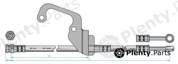  NK part 853451 Brake Hose