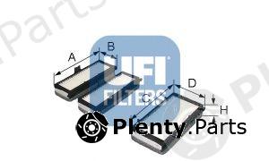  UFI part 53.070.00 (5307000) Filter, interior air