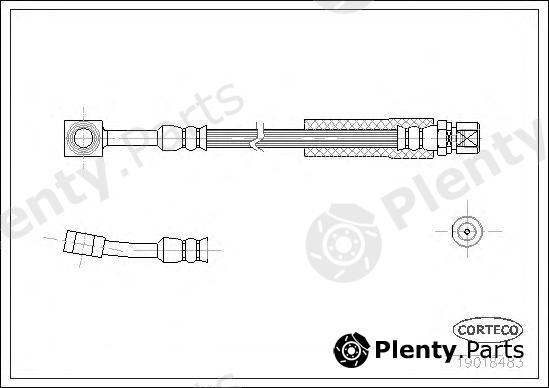  CORTECO part 19018483 Brake Hose