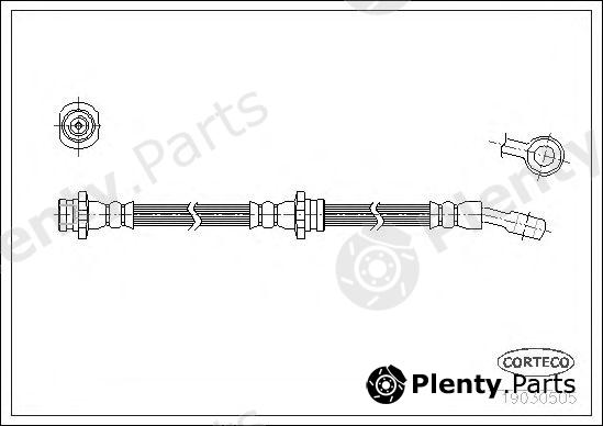  CORTECO part 19030505 Brake Hose