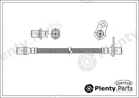  CORTECO part 19032205 Brake Hose