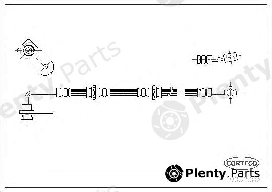  CORTECO part 19032383 Brake Hose
