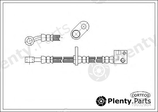  CORTECO part 19032984 Brake Hose