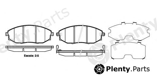  REMSA part 1223.02 (122302) Brake Pad Set, disc brake