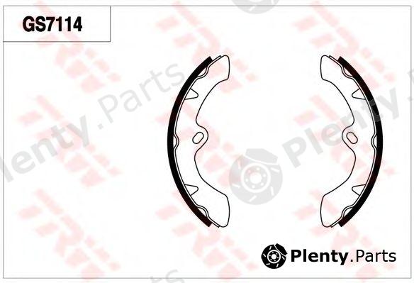  TRW part GS7114 Brake Shoe Set