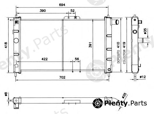  NRF part 52053 Radiator, engine cooling