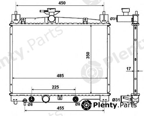  NRF part 53599 Radiator, engine cooling