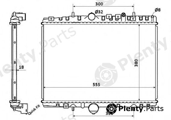  NRF part 58352 Radiator, engine cooling