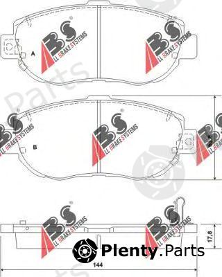  A.B.S. part 36923 Brake Pad Set, disc brake