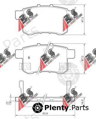  A.B.S. part 37756 Brake Pad Set, disc brake