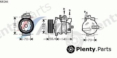  AVA QUALITY COOLING part AIK266 Compressor, air conditioning