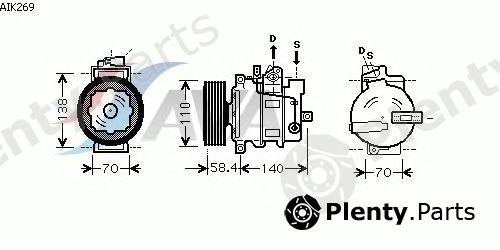  AVA QUALITY COOLING part AIK269 Compressor, air conditioning