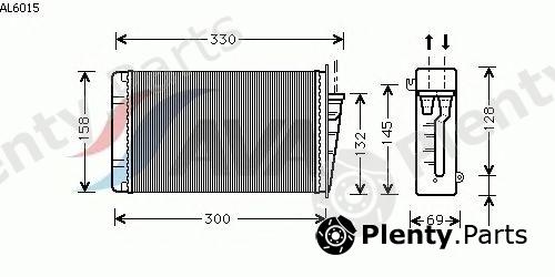  AVA QUALITY COOLING part AL6015 Heat Exchanger, interior heating