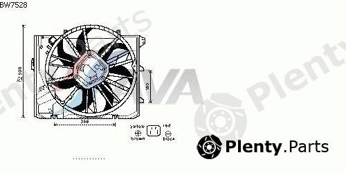  AVA QUALITY COOLING part BW7528 Fan, radiator