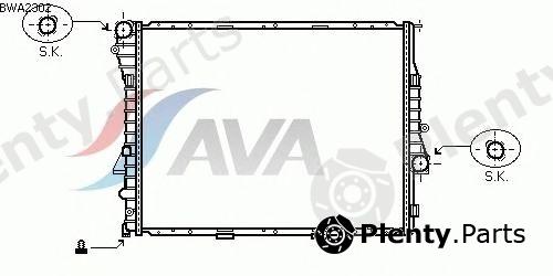  AVA QUALITY COOLING part BWA2302 Radiator, engine cooling