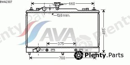  AVA QUALITY COOLING part BWA2307 Radiator, engine cooling