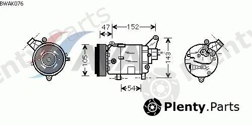  AVA QUALITY COOLING part BWAK076 Compressor, air conditioning
