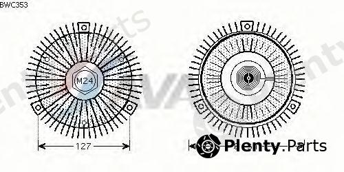  AVA QUALITY COOLING part BWC353 Clutch, radiator fan