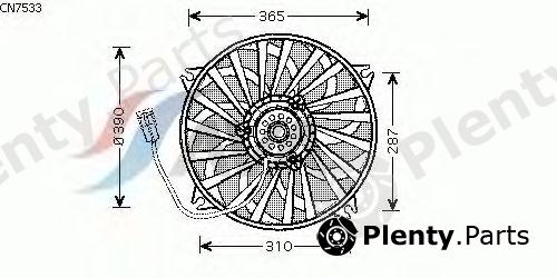  AVA QUALITY COOLING part CN7533 Fan, radiator