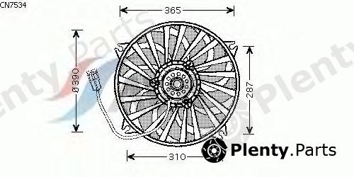  AVA QUALITY COOLING part CN7534 Fan, radiator