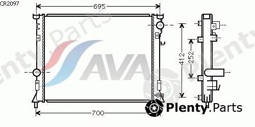  AVA QUALITY COOLING part CR2097 Radiator, engine cooling