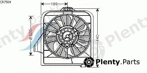  AVA QUALITY COOLING part CR7504 Fan, radiator