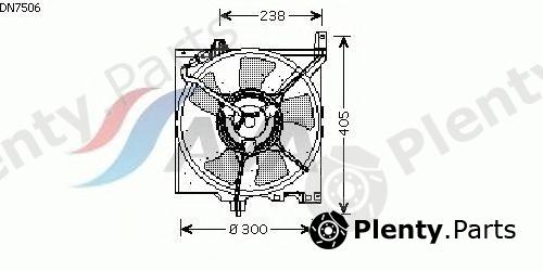  AVA QUALITY COOLING part DN7506 Fan, radiator