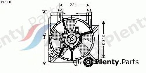  AVA QUALITY COOLING part DN7508 Fan, radiator