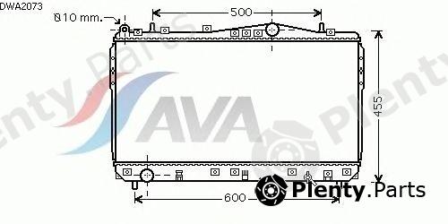  AVA QUALITY COOLING part DWA2073 Radiator, engine cooling