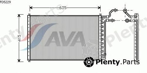  AVA QUALITY COOLING part FD5229 Condenser, air conditioning