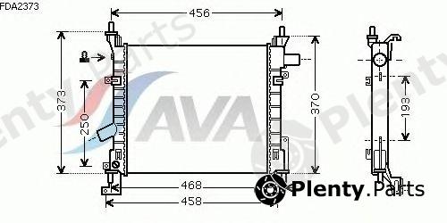  AVA QUALITY COOLING part FDA2373 Radiator, engine cooling