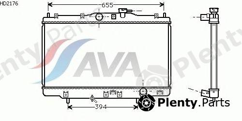  AVA QUALITY COOLING part HD2176 Radiator, engine cooling