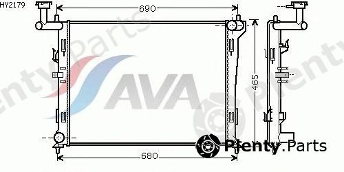  AVA QUALITY COOLING part HY2179 Radiator, engine cooling