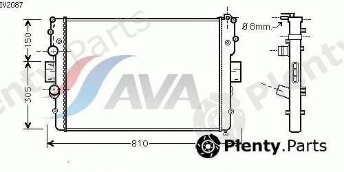  AVA QUALITY COOLING part IV2087 Radiator, engine cooling