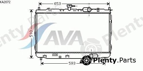  AVA QUALITY COOLING part KA2072 Radiator, engine cooling