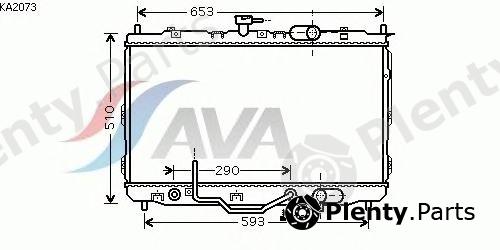  AVA QUALITY COOLING part KA2073 Radiator, engine cooling